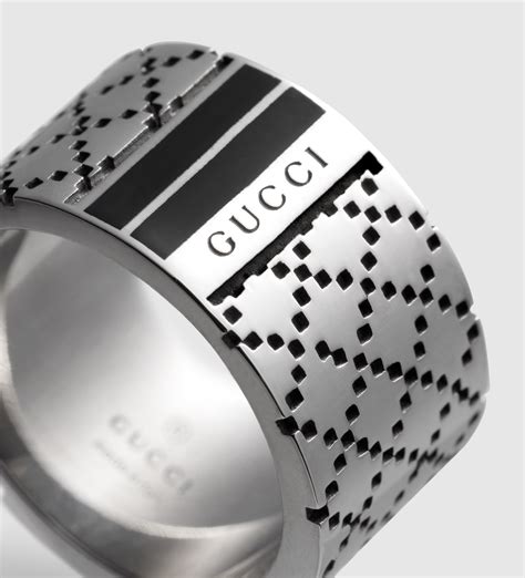 mems gucci ring|Men's Designer Silver Rings .